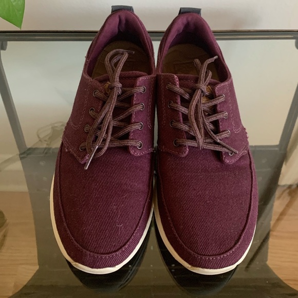 Reef Rover Low TX Burgundy Lace Up Sneakers Size 8 - Picture 1 of 8